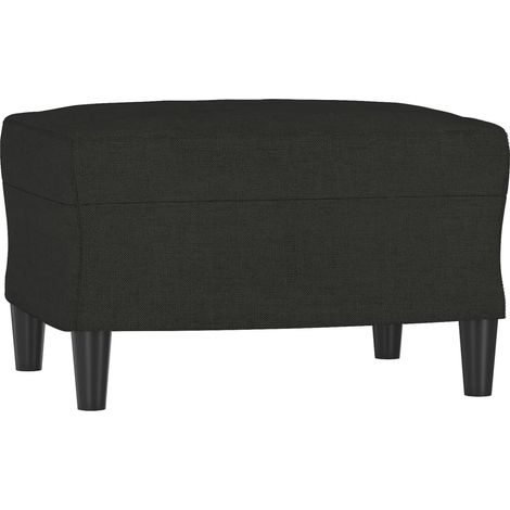 Repose-pied Noir 60x50x41 cm Tissu