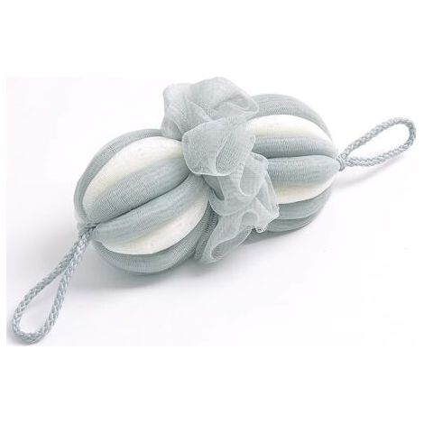 Green stretchy bath sponge (1 piece), summer bath towel, durable and foams well.