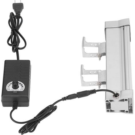 Lampe de travail LED 7W verte dimmable pour machine-outil, inspection, détection poussière et empreintes, prise US 100-240V. (1/5)