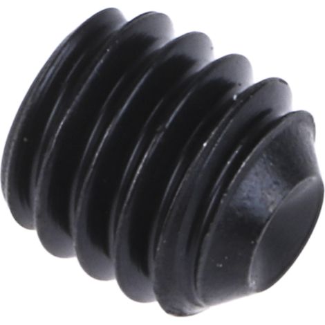 Vis sans tête, M4 x 4mm, tête Jeu de douilles hexagonales, en Acier Vis sans tête ( Prix pour Boîte de 100 )