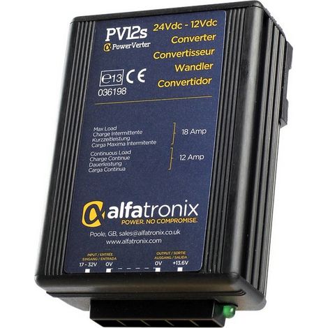 Alfatronix Convertisseur Dc-Dc 24V-12V 12-18A