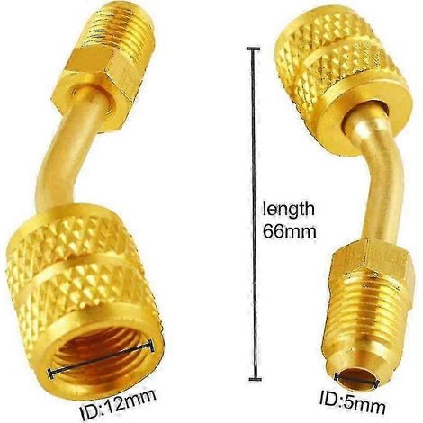 Adaptateurs R410a (2 pièces) pour raccords rapides femelles 5/16" et mâles 1/4", édition 0619