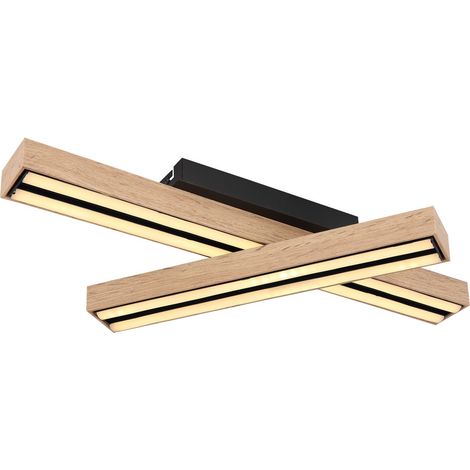 Globo - plafonnier - Doro - naturel - métal - LED - 416080WD7