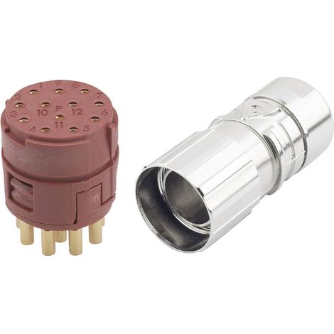 Connettore EPIC® M23 a 12 poli in set 75009702 EPIC® KIT M23 D6 12-POL FEMALE LAPP Contenuto: 1 KIT