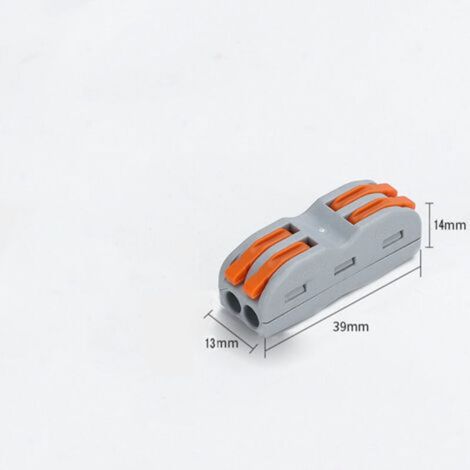 10 Pcs Connection Terminals, Quick Electrical Connector, Lever Wire Nut, Compact Wire Connector (2 in 2 out) (1/5)