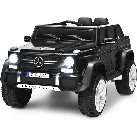 Coche eléctrico infantil de 12 V 115 x 67 x 57 cm control remoto parental 3 velocidades moderno PP negro 200017991
