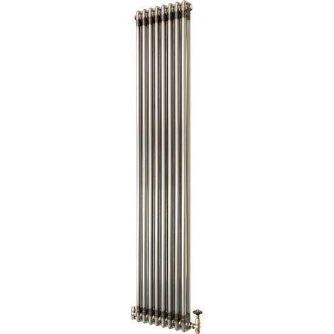 Radiatore 2 Colonne Verticale Metallo Grezzo 1800 x 380 mm TRV