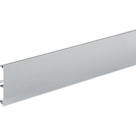 Zoccolo in alluminio finitura lucida H 15 cm 4 m