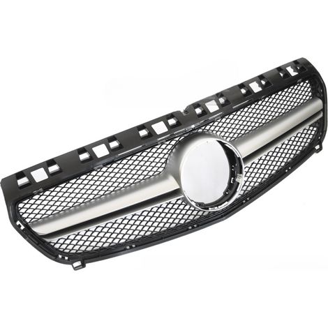 Grille calandre Mercedes Classe A W176 de 2012 a 2015 Silver-42723852 (1/4)
