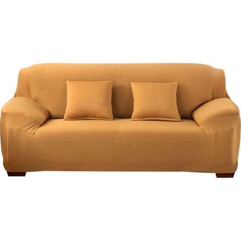 Housse de canapé élastique imperméable en polyester et spandex, protection antidérapante douce pour fauteuil, lavable en machine (1/5)
