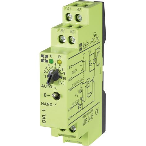 tele OVL1 24 V/AC/DC 0 - 10 V Koppelrelais 24 V/DC, 24 V/AC 5 A 1 Wechsler 1 St.