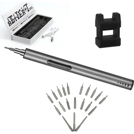 Elektrischer Präzisionsschraubendreher mit Bit-Set (1/5)