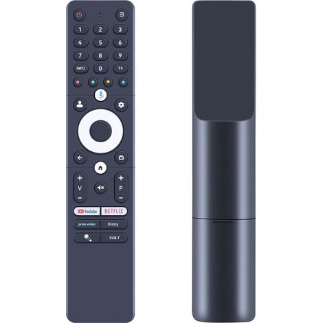 New SRC-4020-01 Télécommande de rechange vocale compatible avec Vision Caixun SANSUI Thomson SMART TECH LCD TV SRC-4020-01