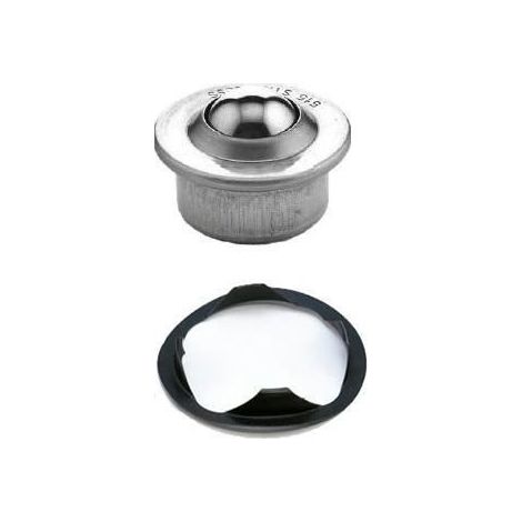 construction site equipment 22 mm zinc “drop-in” ball transfer unit with spring connection