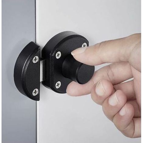 Verrou de porte coulissante, verrou de porte de clôture en bois à crochet et œillet, verrou de porte noir, verrou de fenêtre de bateau, verrou de porte intérieure