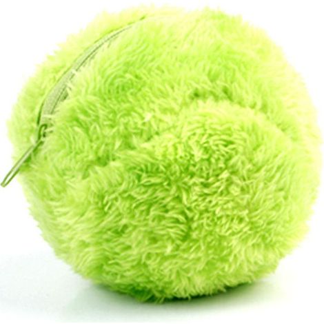 Jouet électrique à billes roulantes magiques pour chien et chat, jouet à piles, en peluche pure, xZ 1 lot/vert (1/4)