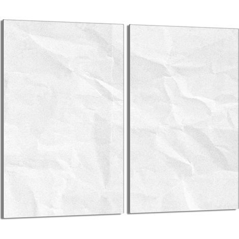 Plaque de protection en verre pour poêle 2x30x52 Blanc (1/5)