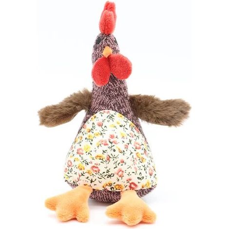 Peluche de Lola Miguel Gallo para perro, 16 cm.