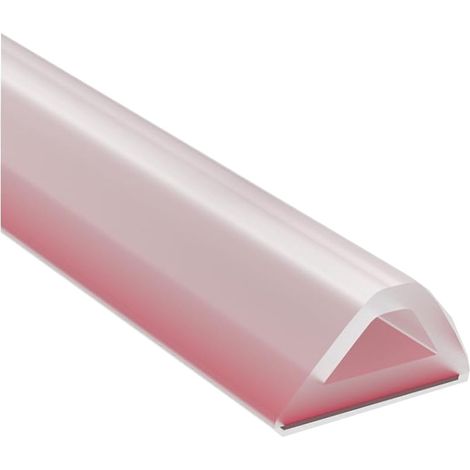 Soglie per doccia - 20031,5 cm - Striscia resistente all'acqua - Paraspruzzi - Silicone - Trasparente - Pieghevole - Adesivo - Per lavelli da cucina, davanzali, bordi della vasca da bagno (1/5)