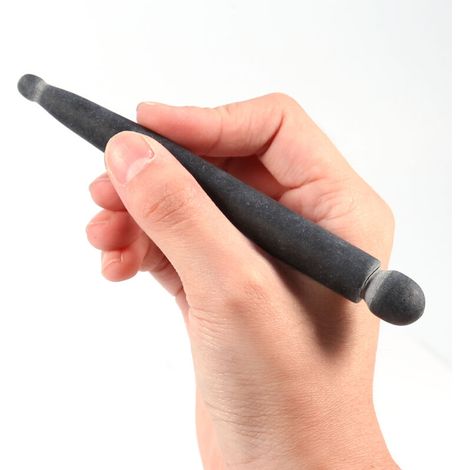 Gua Sha Roller aus natürlichem Bian-Stein für Gesichts- und Körpermassage, Entspannung und Akupressurpunktstimulation. (1/5)