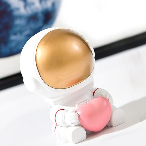 Figurine d'astronaute, sculpture de voyageur spatial, décoration pour la maison, la bibliothèque ou le bureau - Cadeau d'anniversaire original - MYY2020-11A (1/5)