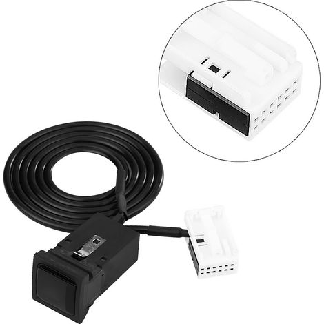 Câble USB et AUX pour autoradio RCD510 RCD310 - Compatible Golf, GTI, Jetta MK5 MK6 - Référence 5KD035724