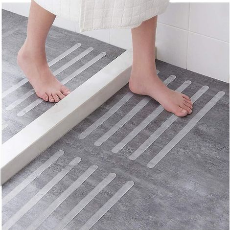 15 autocollants antidérapants pour la douche, pour une sécurité optimale dans la salle de bain (1/3)