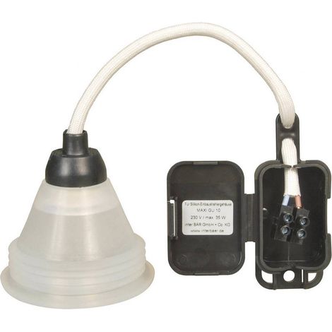 interBär 1000-508.01 MAXI GU10 Serie 1000 Lampada da incasso GU10 Bianco (1/2)