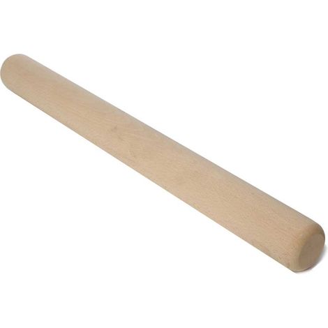 Rouleau à pâtisserie droit Bois hêtre L.45 cm Ø 4,5 cm - Matériel CHR Pro
