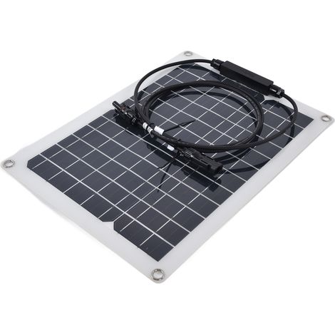 Kit chargeur de batterie haute stabilité pour voiture, panneau solaire à haut rendement de conversion 15 W 40 A, faible luminosité et efficacité en cas de faible luminosité.