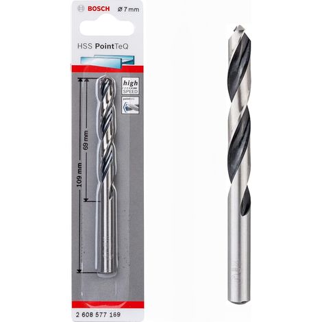 Bosch Professionel HSS- PointTeQ Ø 7 x 69 x 109 mm Metallbohrer