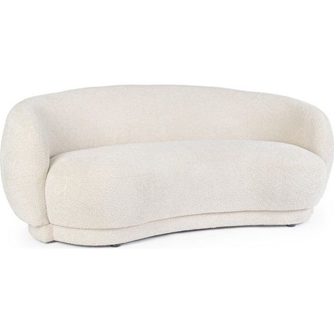 Divano 2 Posti "Tecla" per interno, Struttura In Compensato 191 x 93 x 73 h cm -Naturale (1/5)
