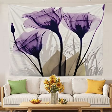 Tapisserie murale bohème pour chambre d'adolescente, idéale pour une femme ou une jeune fille. 100x75cm (1/5)