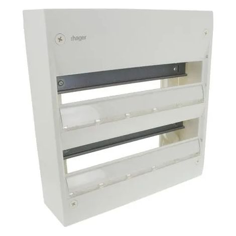 Hager GD218A Caja de distribución Gamma 18 módulos 2 filas