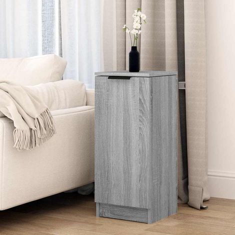 Buffet - Armoire de rangement Enfilade Sonoma gris 30x30x70 cm Bois d'ingénierie BV896607 - BonneVie (1/5)