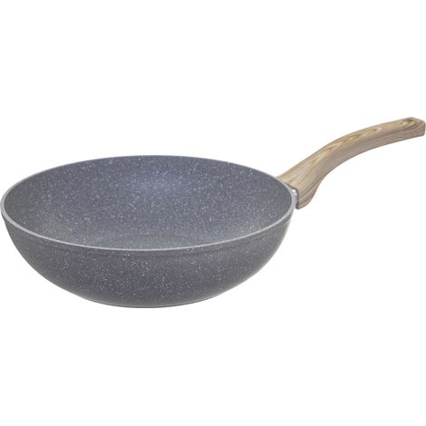 Sartén Wok aluminio forjado nature