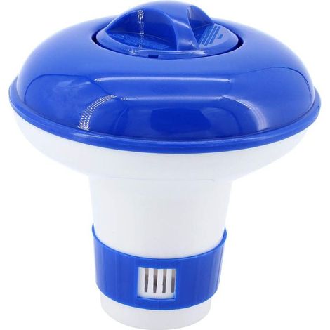 Dispenser di cloro galleggiante, dispenser di cloro per diffusore di cloro per piscina e spa, dispositivo di dosaggio automatico per pastiglie di cloro (1/5)