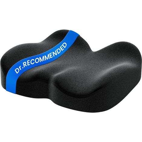 Ergonomic Memory Foam Hip Chair Cushion  Coccyx Cushion with Non-Slip Base (1/5)
