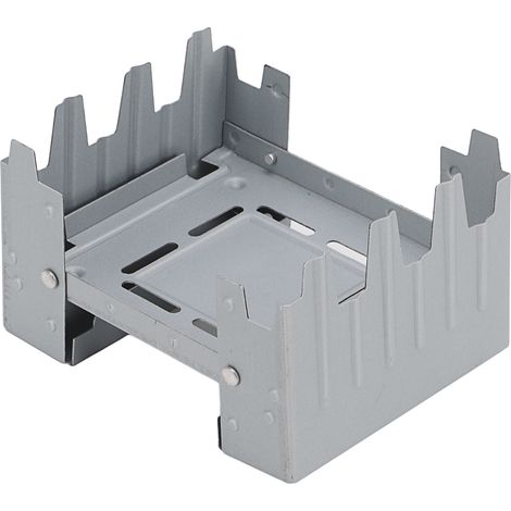 Réchaud De Camping Pliant - Combustible Solide - Acier Galvanisé - Randonnée Urgence - 1 Pièce (1/5)