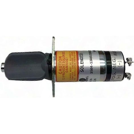 Électrovanne d'arrêt de carburant 12 V pour moteur Yanmar 129470-67320 1502-12D6U1B1S1A 1504-12A6U1B1S2 (1/5)