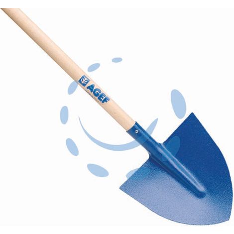 Badiletto A Punta Per Giardino Con Manico In Legno