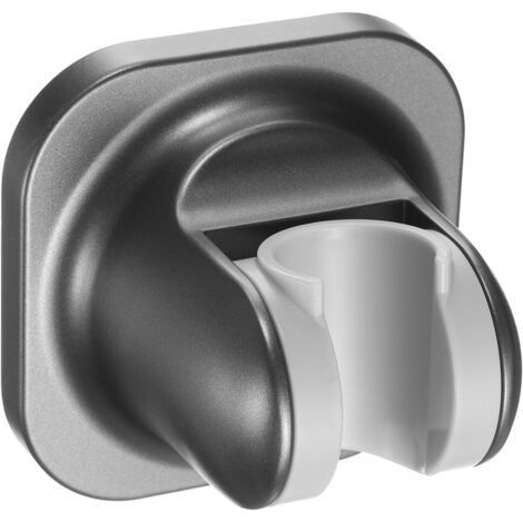 Support de pommeau de douche auto-adhésif et réglable, sans perçage, clips de pommeau de douche (G1/2", gris)