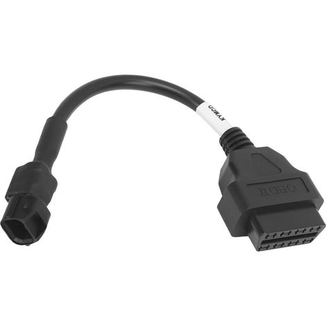 Connecteur Diagnostic OBD2 KYMCO 3 Broches, Câble de Test Haute Conductivité pour Moto, Accessoire de Remplacement (1/5)