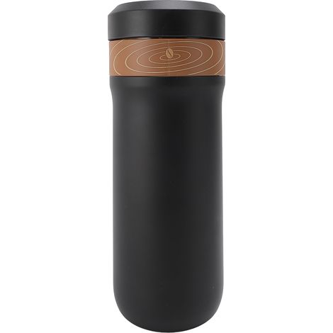 Thermo Mug Cafetière Portative en Acier Inoxydable – Filtre 4 Étanchéité Double Isolation (320ml) (1/5)