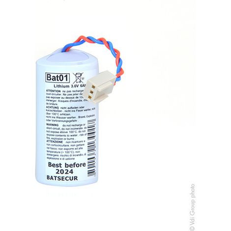 Batsecur - Pile alarme BATSECUR BAT01 3.6V 6Ah (1/2)