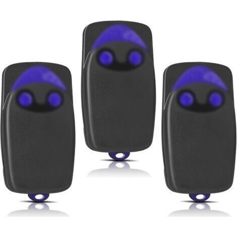 3 Pièces Remplacement pour télécommande NICE, télécommande portail 433,92MHz 2 canaux, compatible avec Flo1r-s, Flo2r-s, Flo4r-s (1/5)