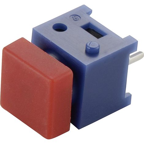 TRU COMPONENTS 703508 DS-660S-S RD Drucktaster 100 V 1 A 1 x Aus/(Ein) tastend (L x B) 10 mm x 10 m (1/2)