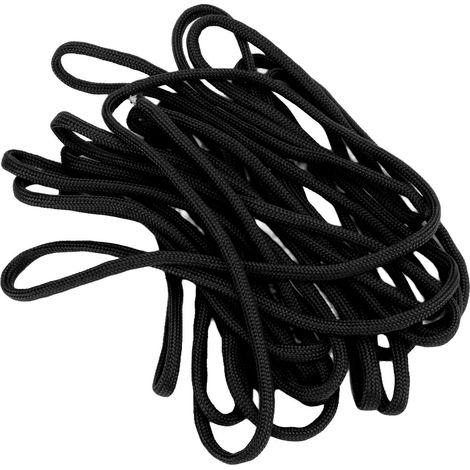 Meter langes, 9-strängiges Sicherheitsseil aus Polyester, Fallschirmleine, für Camping, Wandern, Outdoor-Überleben, Schwarz (1/5)