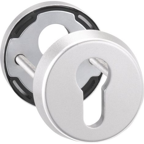 Coppia rosette protettive 6533 Alu.F1 rd.o.ZA S.12mm EDI