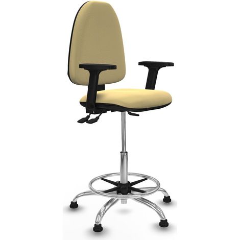 Sedia da Ufficio Piqueras y Crespo B2D05RT Crema Alta (1/5)